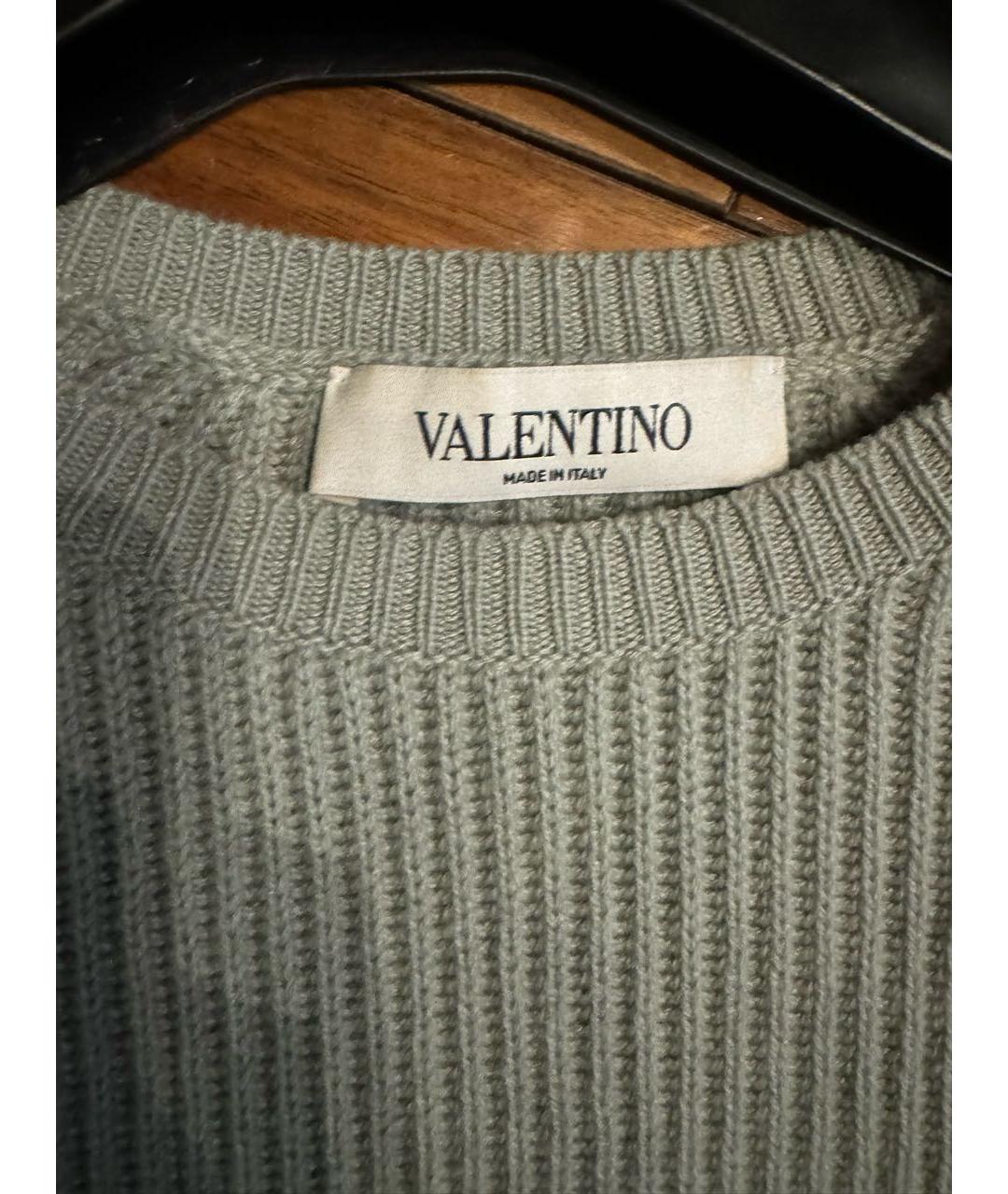 VALENTINO Салатовый кашемировый костюм с юбками, фото 3