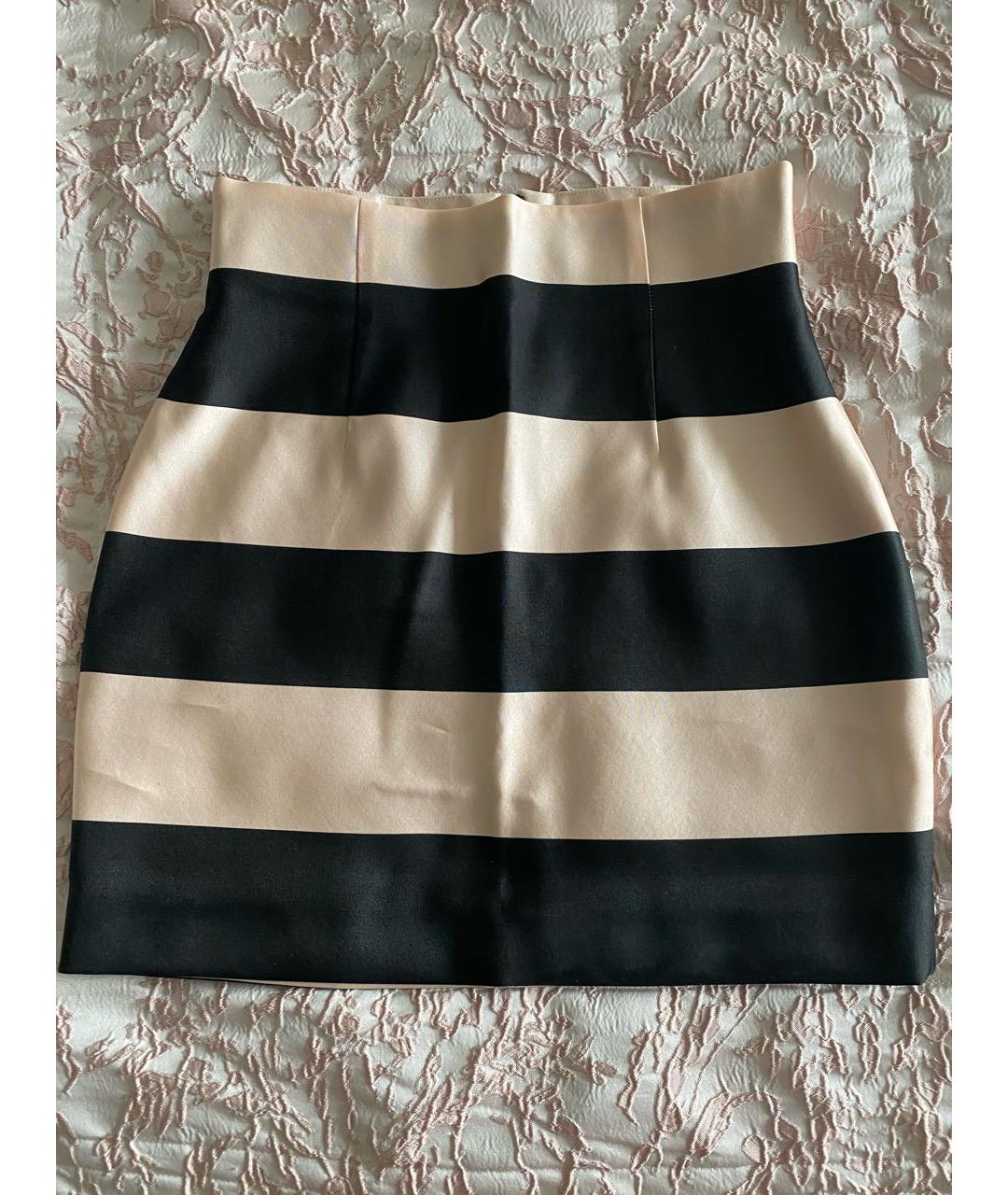 CHRISTIAN DIOR Мульти шелковая юбка мини, фото 6