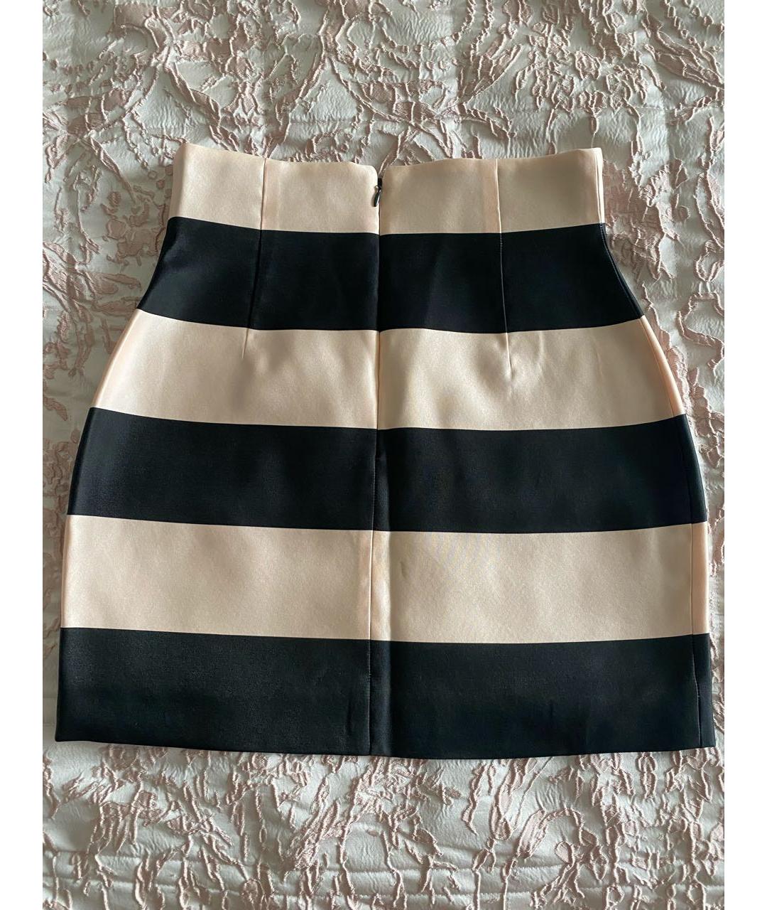 CHRISTIAN DIOR Мульти шелковая юбка мини, фото 2