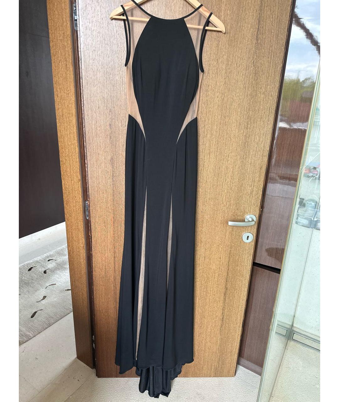 JOVANI Черное полиэстеровое вечернее платье, фото 5