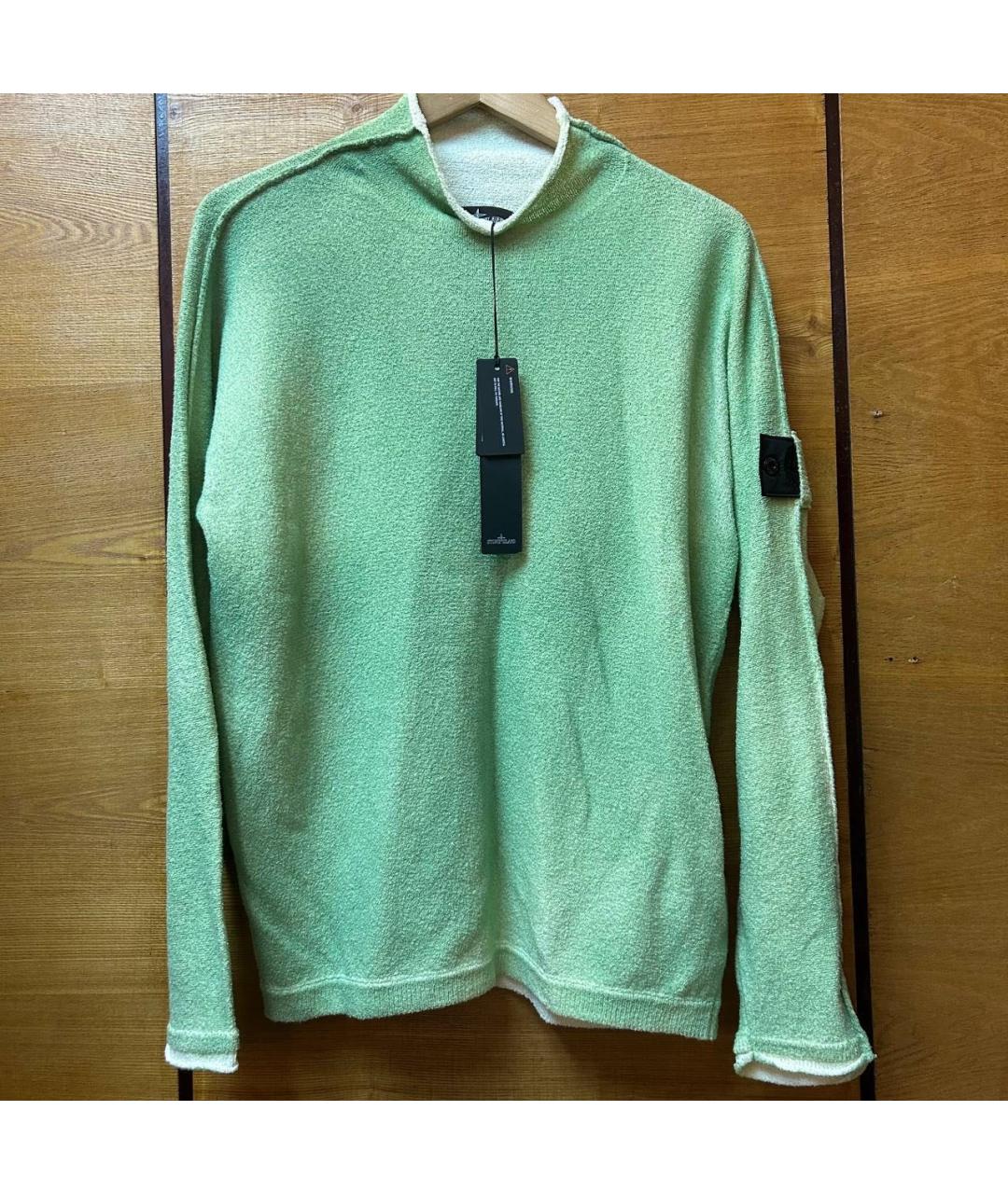 STONE ISLAND SHADOW PROJECT Зеленый хлопковый джемпер / свитер, фото 4