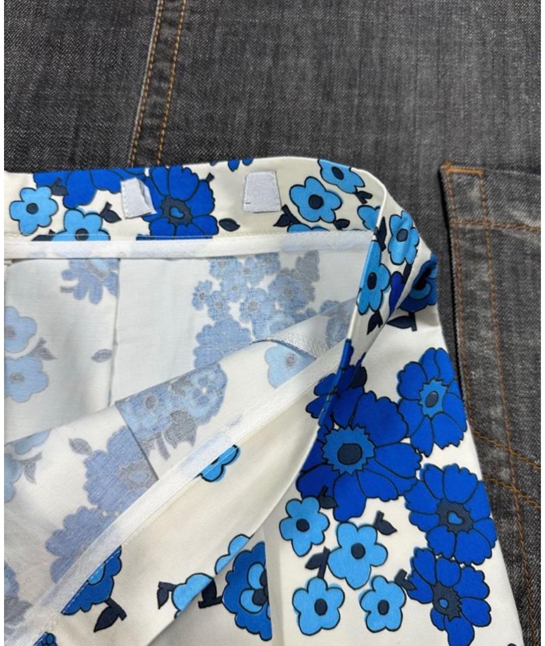 MAX&CO Мульти хлопко-эластановая юбка миди, фото 8