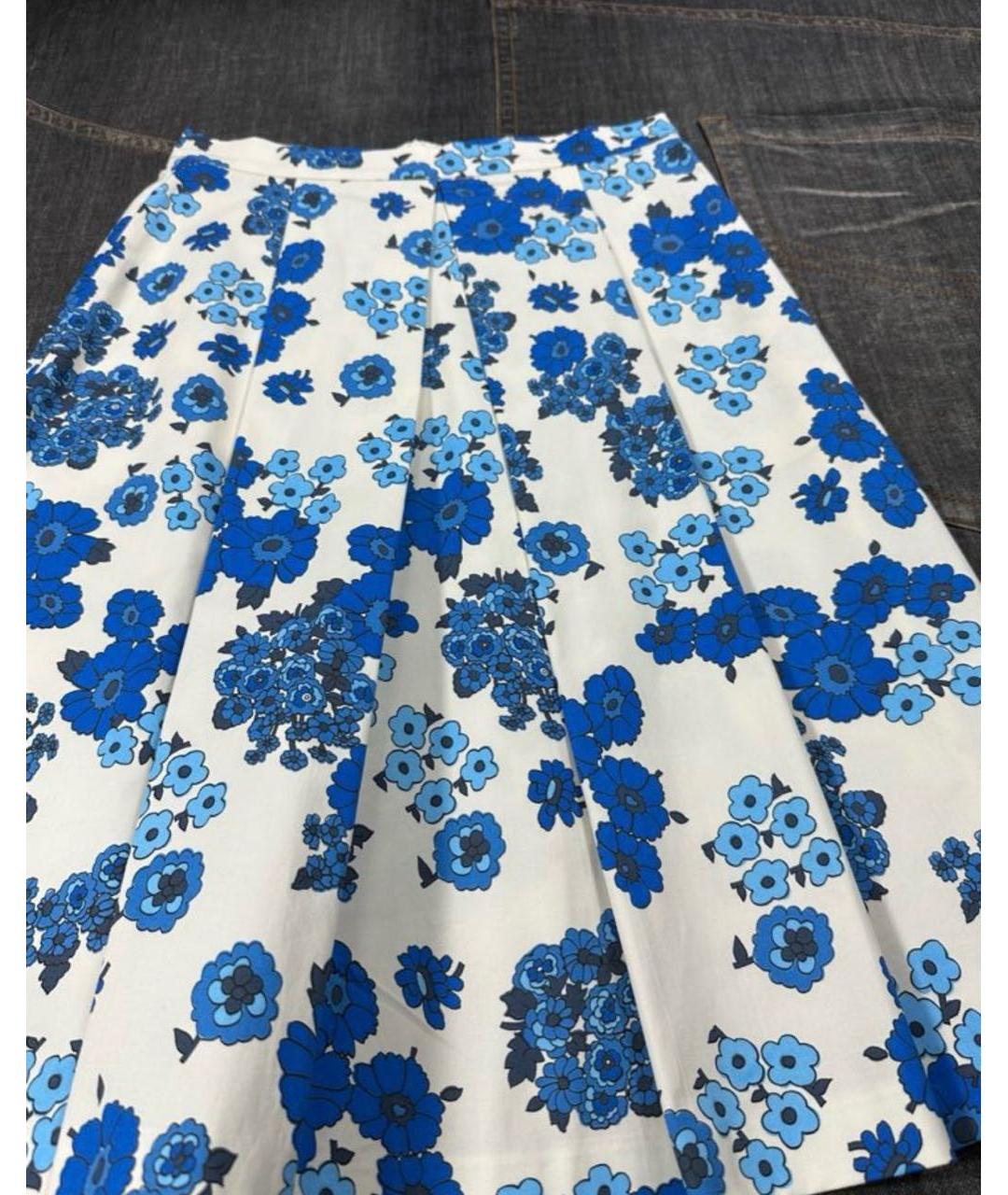 MAX&CO Мульти хлопко-эластановая юбка миди, фото 4