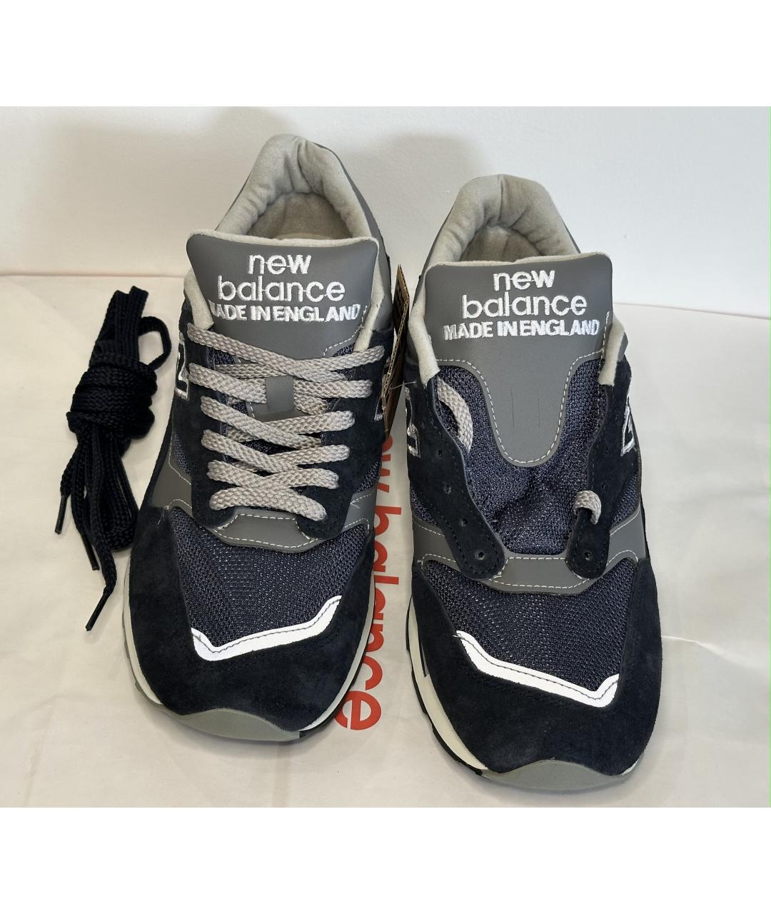 NEW BALANCE Темно-синие замшевые низкие кроссовки / кеды, фото 2