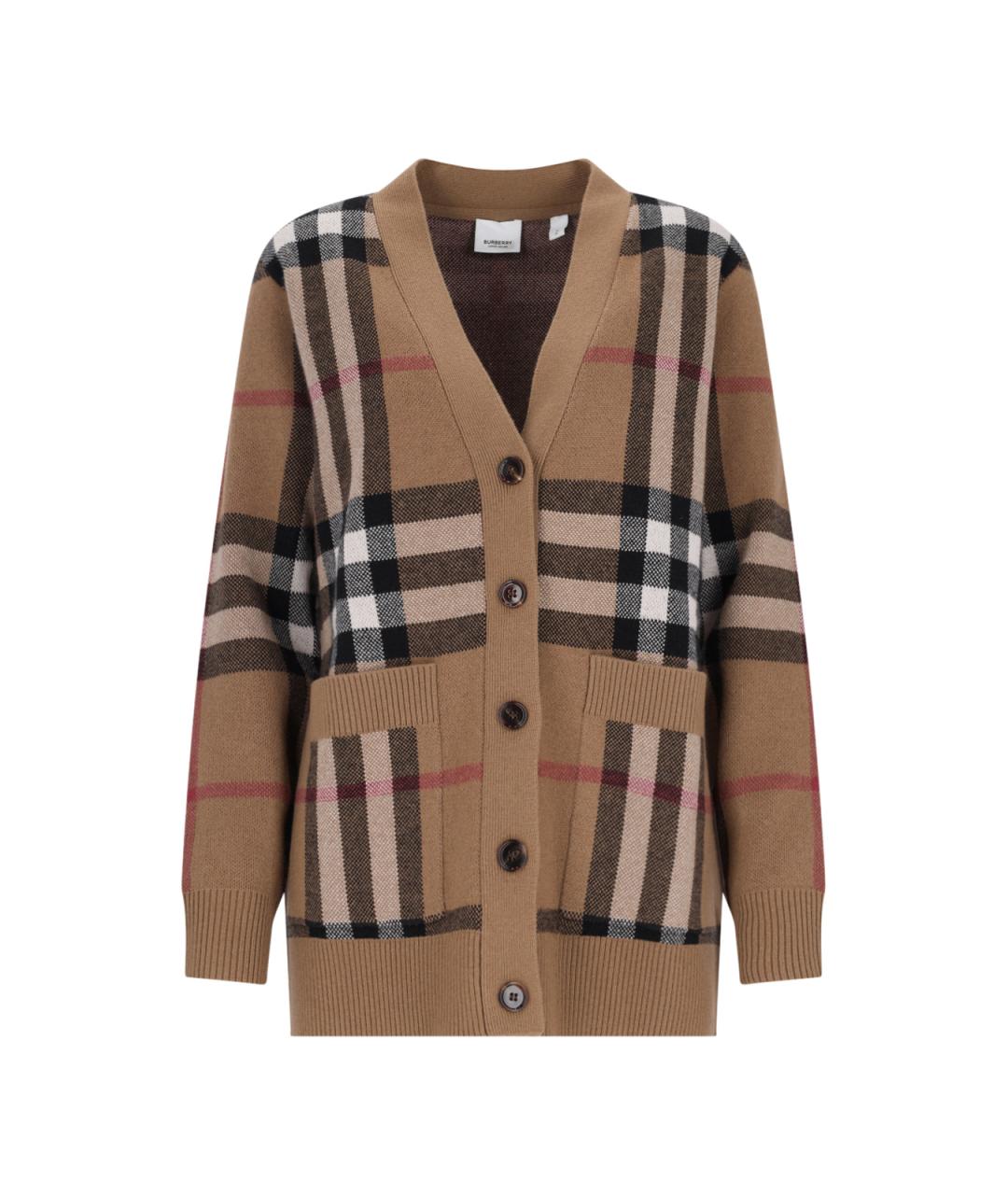 BURBERRY Коричневый кардиган, фото 1