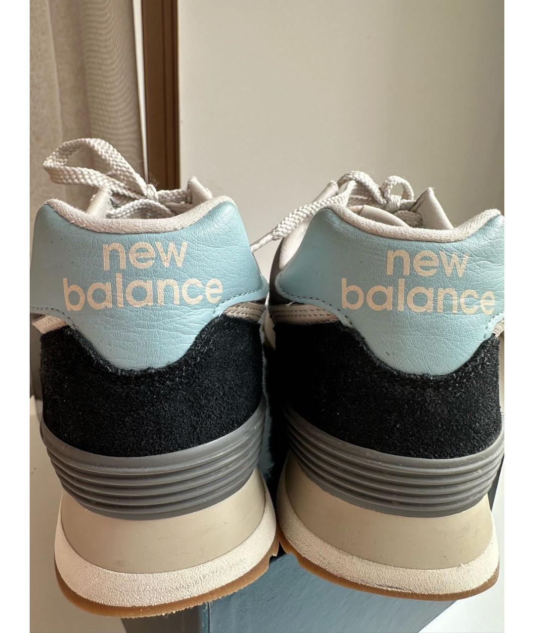 NEW BALANCE Синие текстильные кроссовки, фото 2