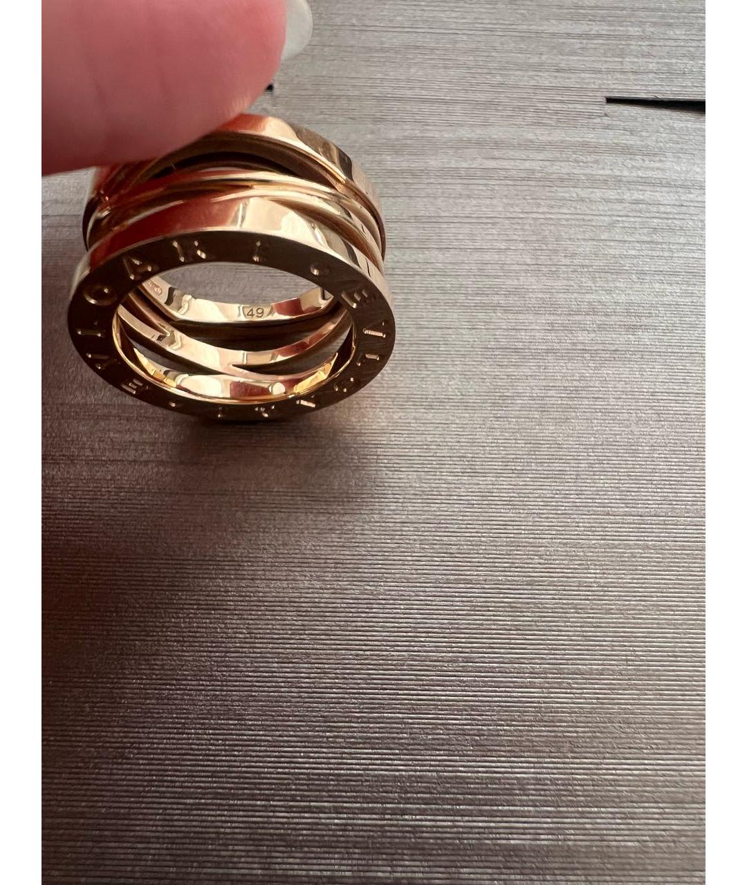 BVLGARI Золотое кольцо из розового золота, фото 4