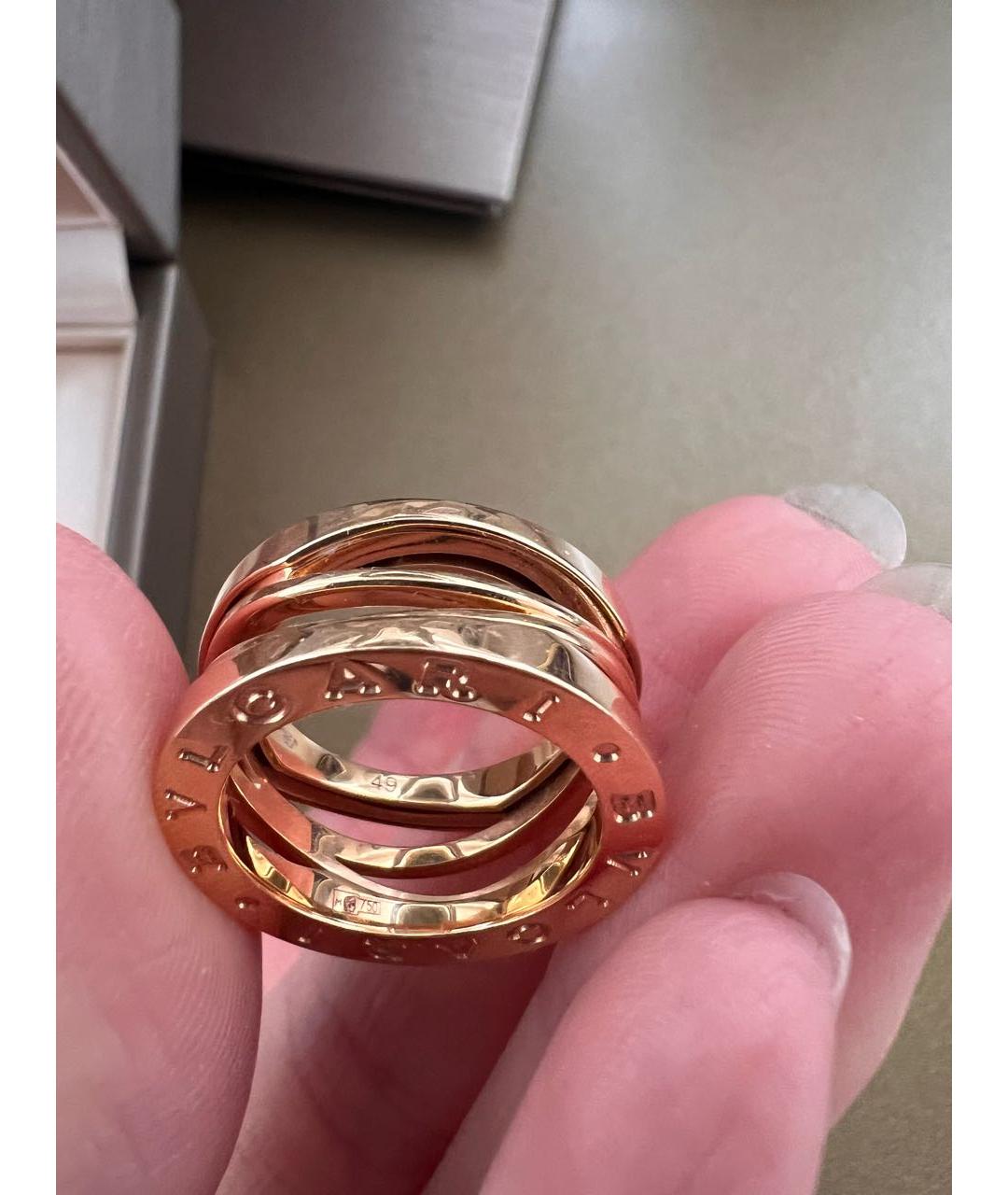 BVLGARI Золотое кольцо из розового золота, фото 8