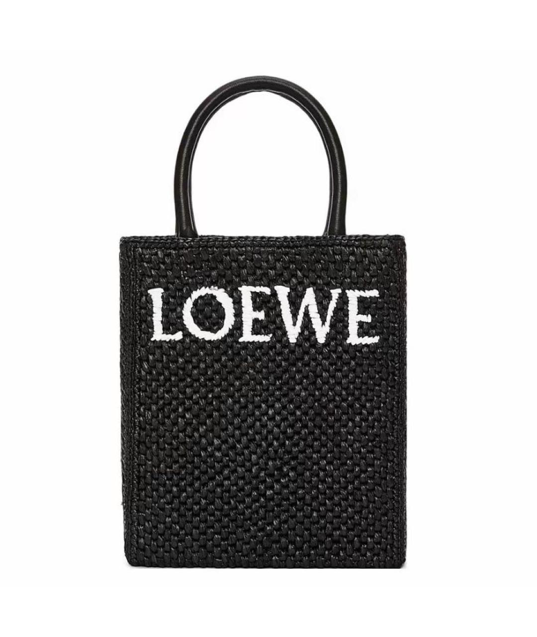 LOEWE Черная сумка тоут, фото 1