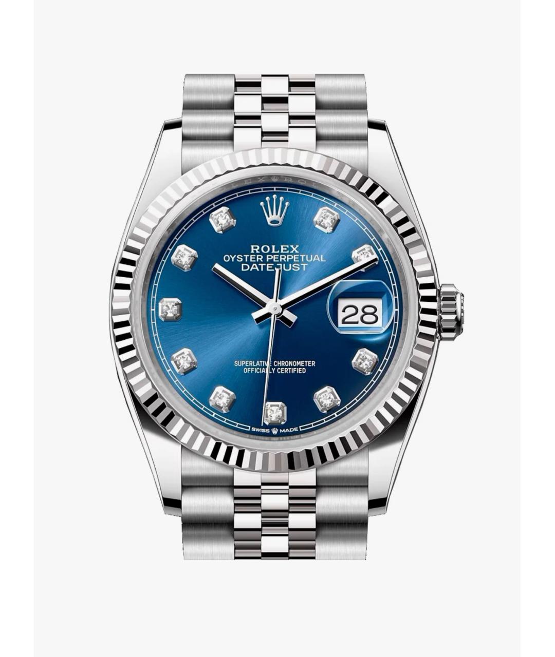 ROLEX Серебряные часы, фото 5