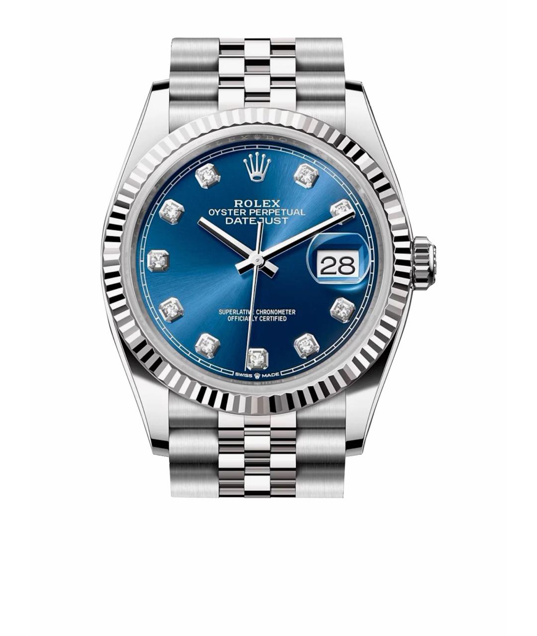 ROLEX Серебряные часы, фото 1