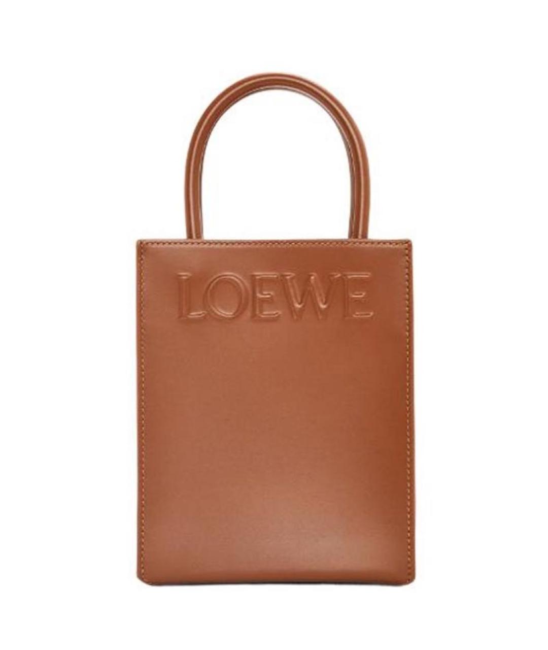 LOEWE Коричневая сумка тоут, фото 1