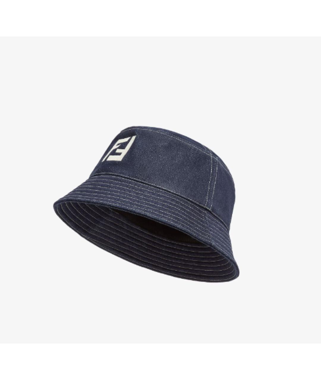 FENDI Темно-синяя шляпа, фото 4