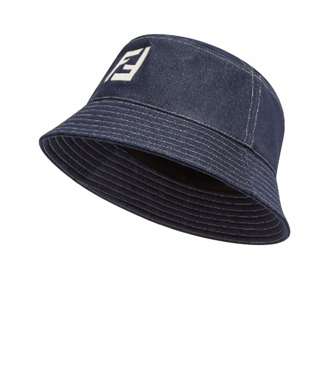 FENDI Темно-синяя шляпа, фото 1
