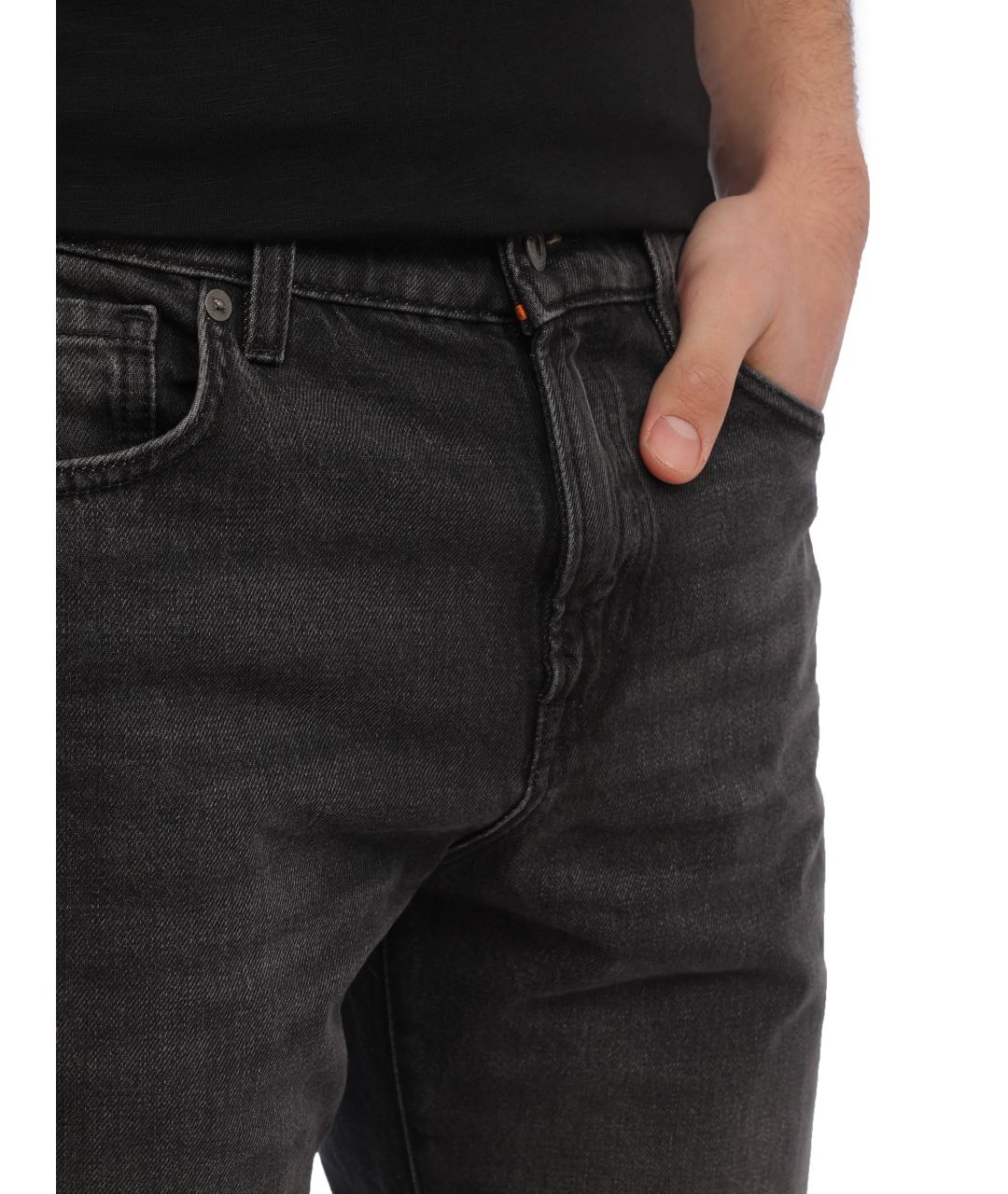 HUGO BOSS Серые прямые джинсы, фото 2
