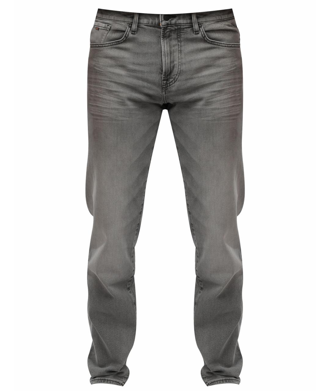 HUGO BOSS Серые прямые джинсы, фото 1