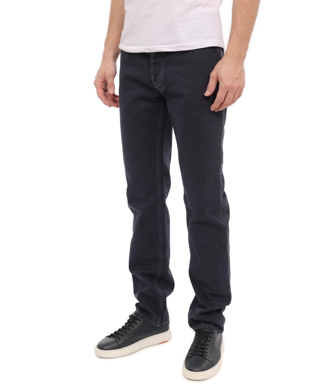 MAISON MARGIELA Темно-синие прямые джинсы, фото 2