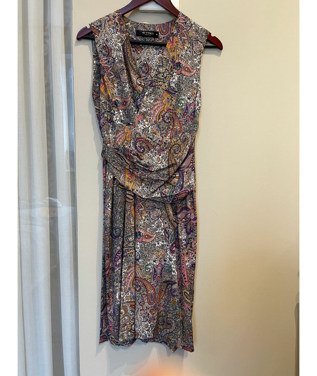ETRO Мульти шелковое платье, фото 5