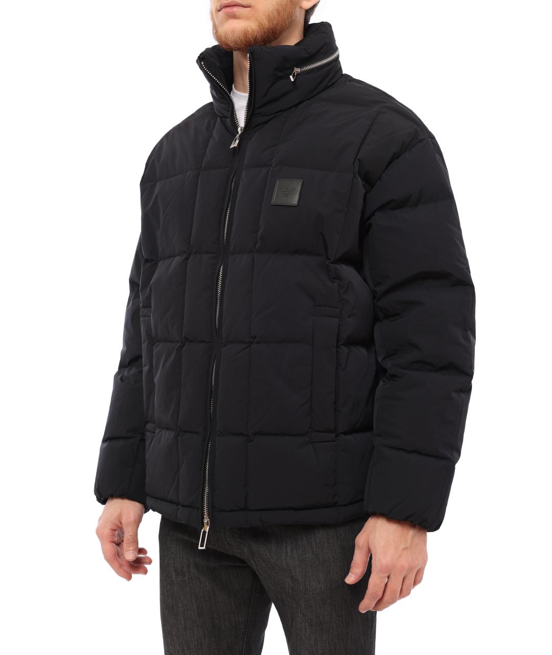 EMPORIO ARMANI Темно-синий пуховик, фото 4