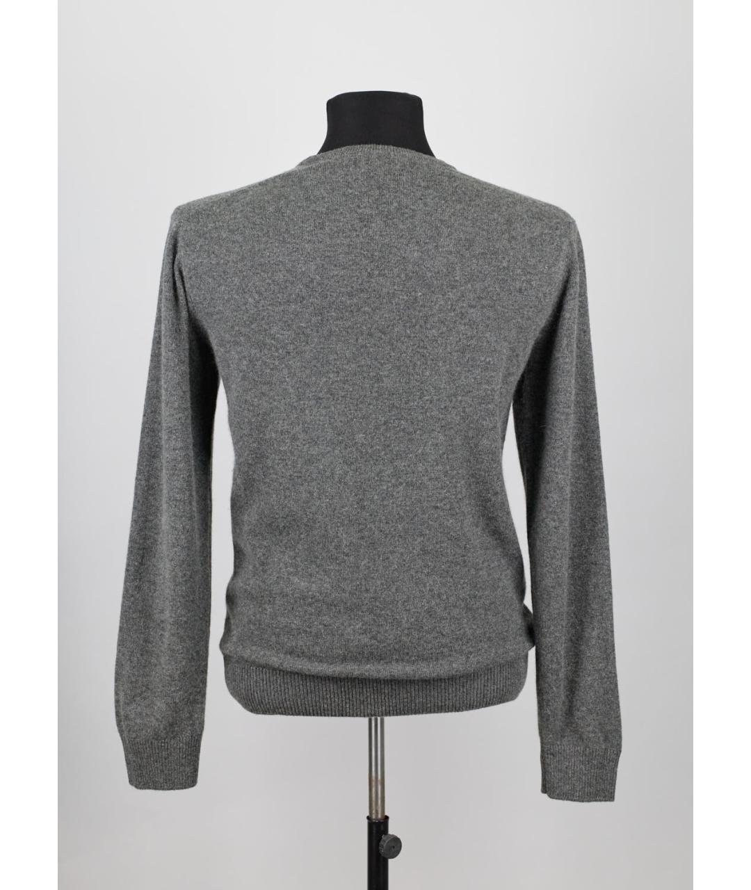 ARMANI COLLEZIONI Серый кашемировый джемпер / свитер, фото 2