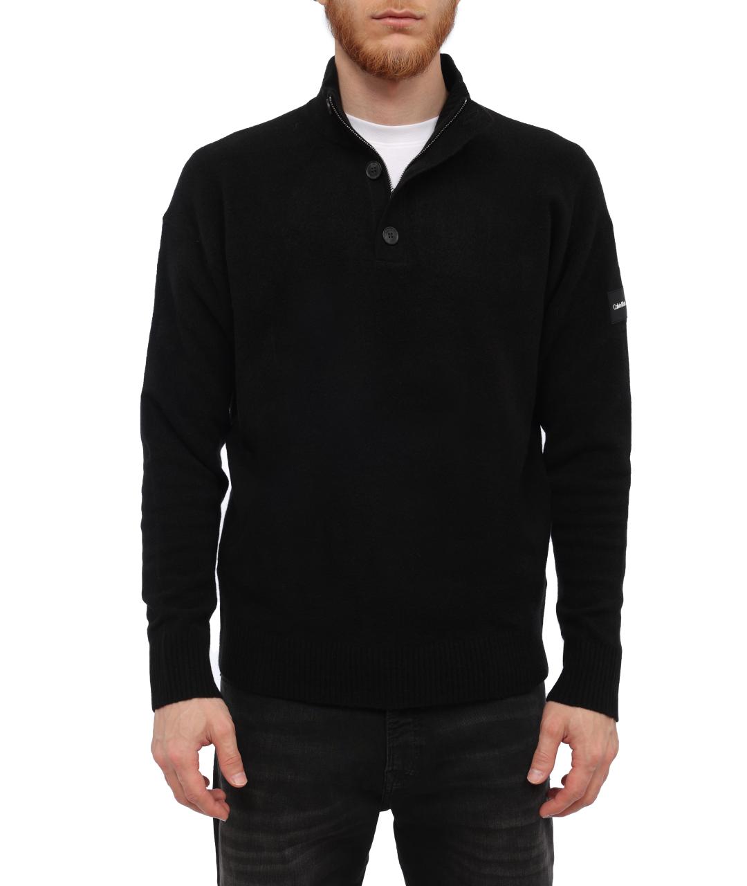 CALVIN KLEIN Черный джемпер / свитер, фото 8