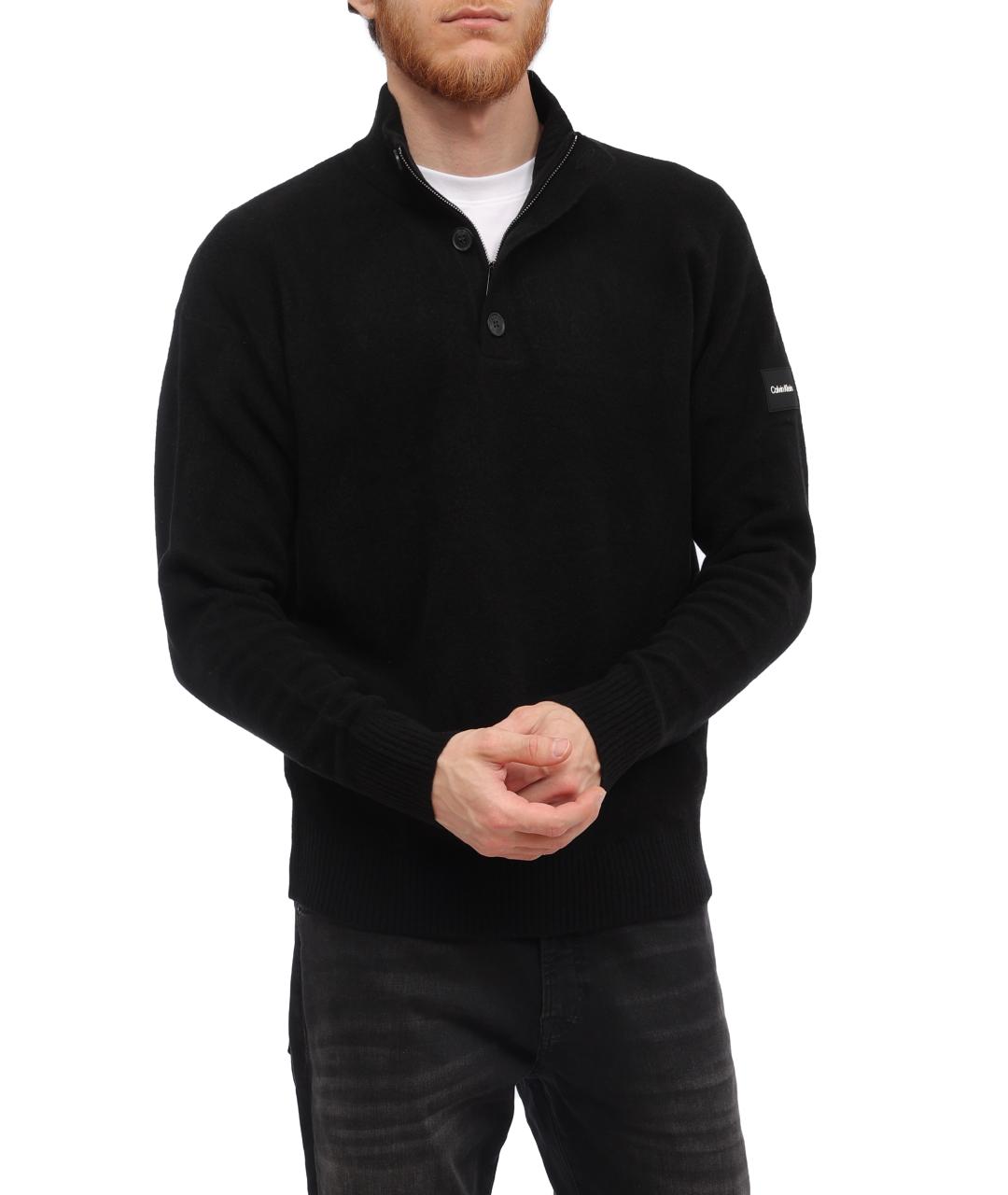 CALVIN KLEIN Черный джемпер / свитер, фото 5