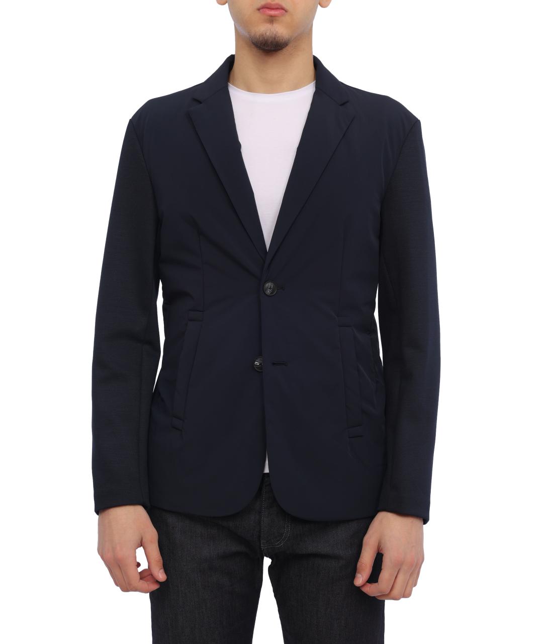 EMPORIO ARMANI Темно-синий пиджак, фото 6