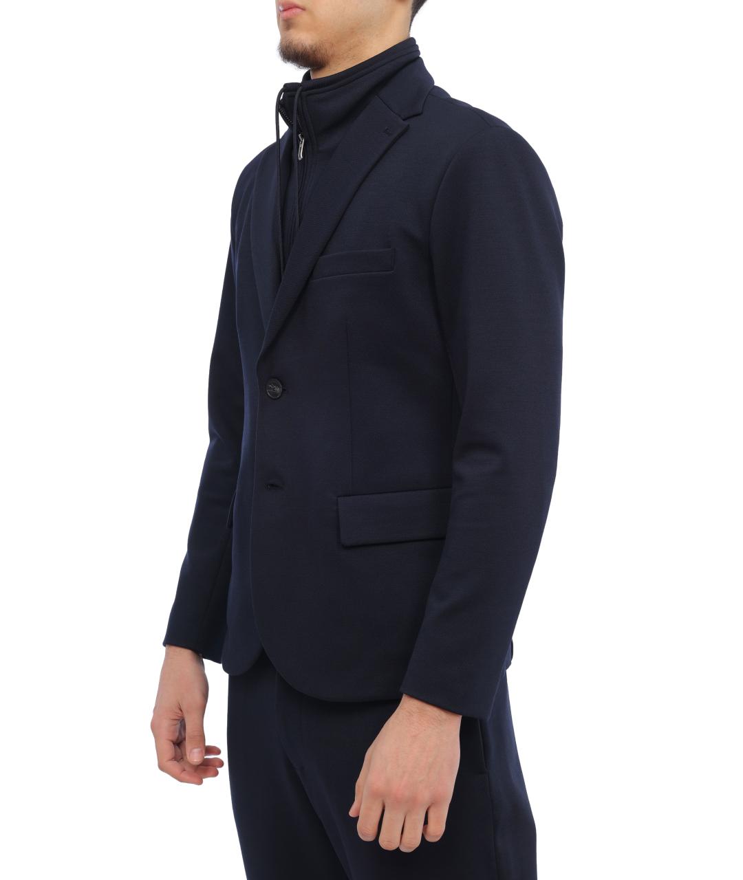 EMPORIO ARMANI Темно-синий пиджак, фото 5