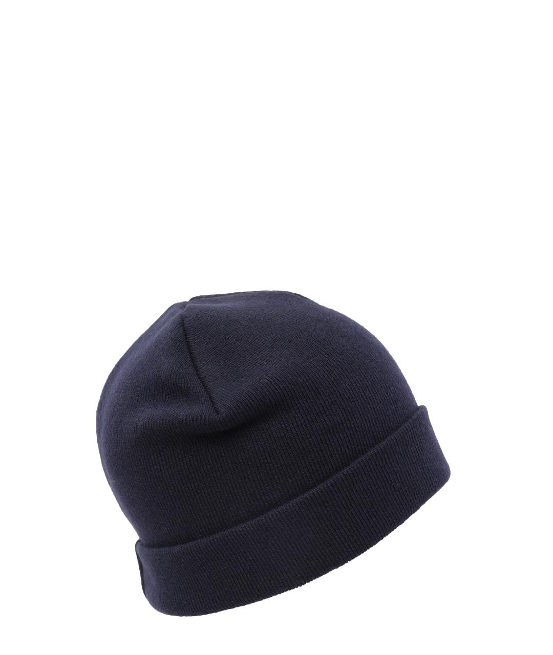 EMPORIO ARMANI Темно-синяя шапка, фото 3