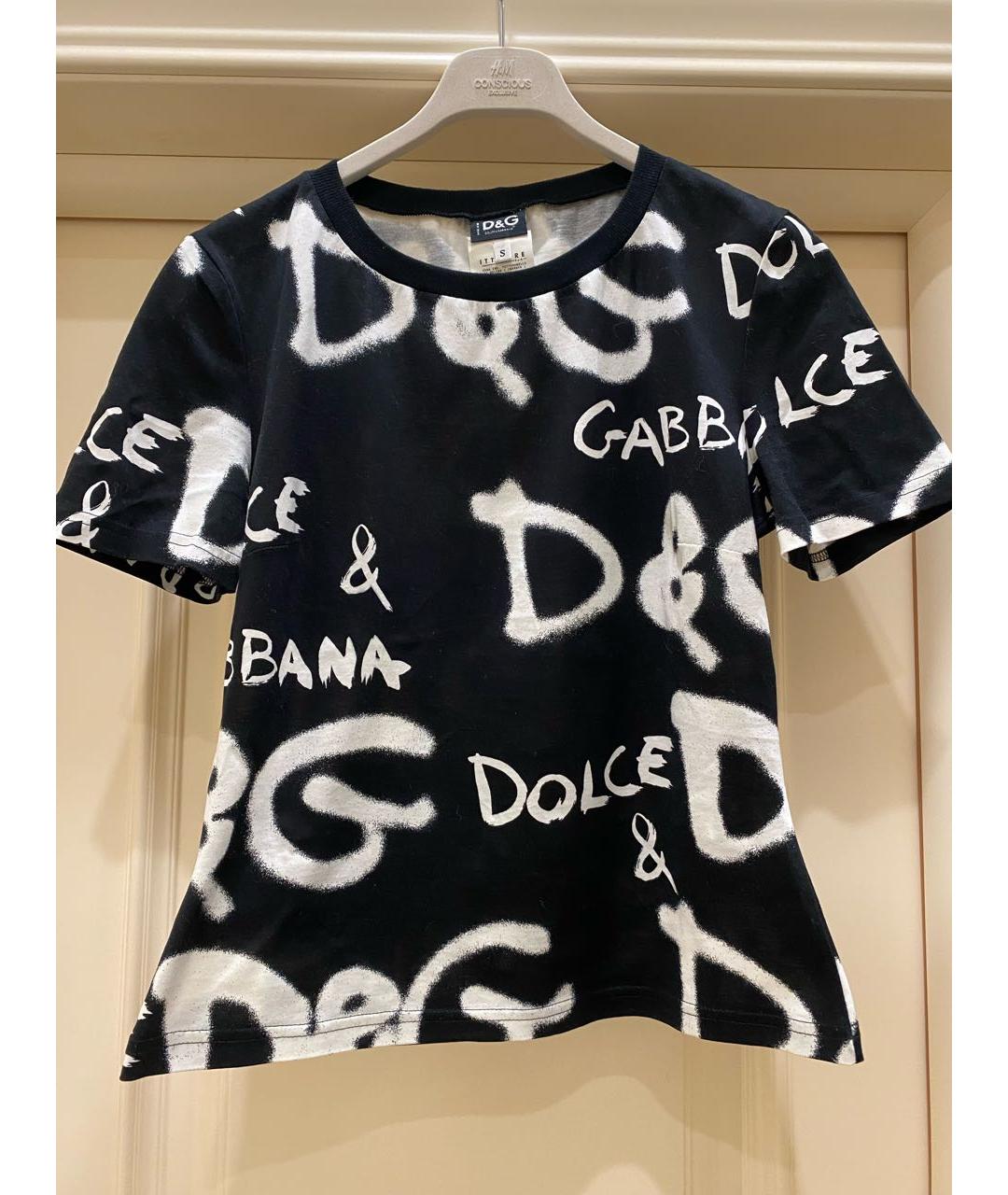 DOLCE&GABBANA Хлопко-эластановая футболка, фото 8