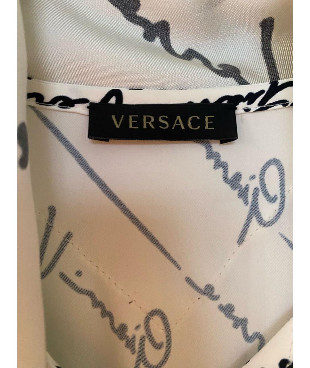 VERSACE Белая блузы, фото 3