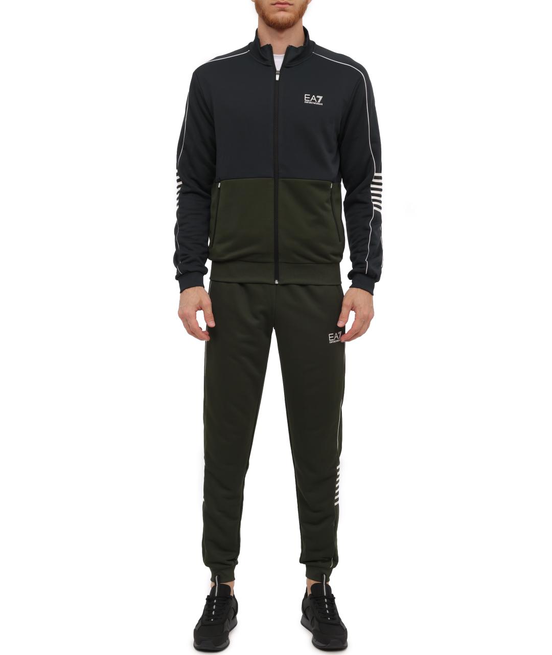 EA7 Хаки спортивный костюм, фото 7