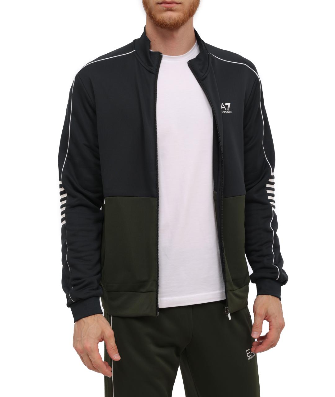 EA7 Хаки спортивный костюм, фото 3