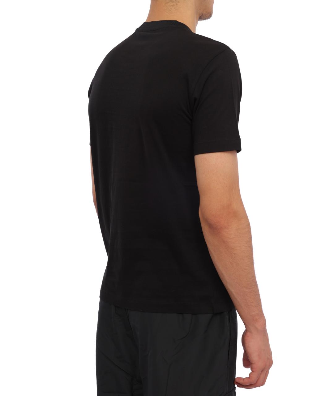 EA7 Черная футболка, фото 2