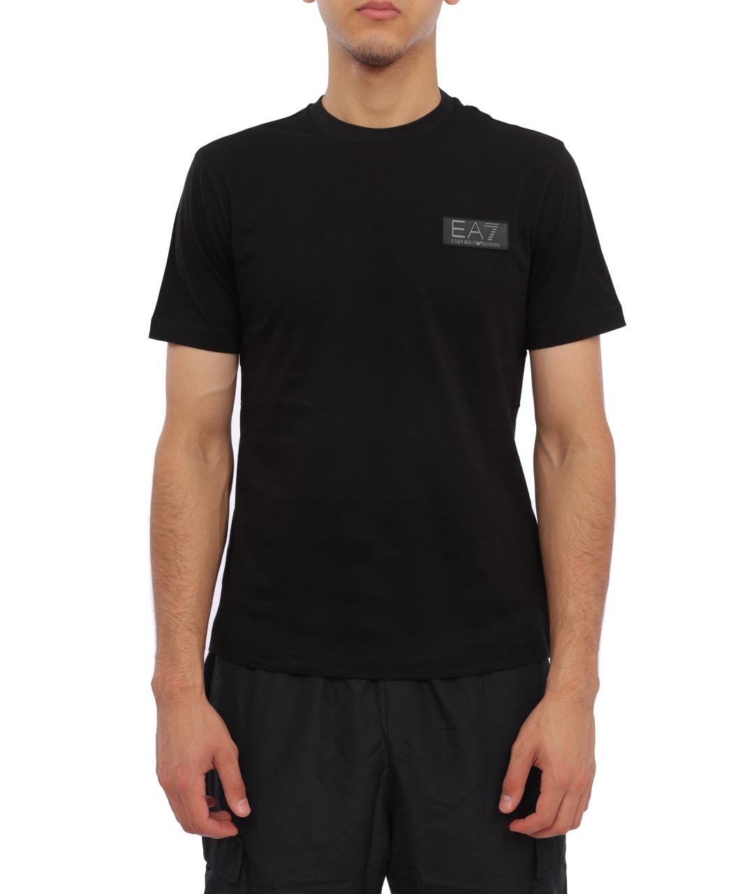 EA7 Черная футболка, фото 6