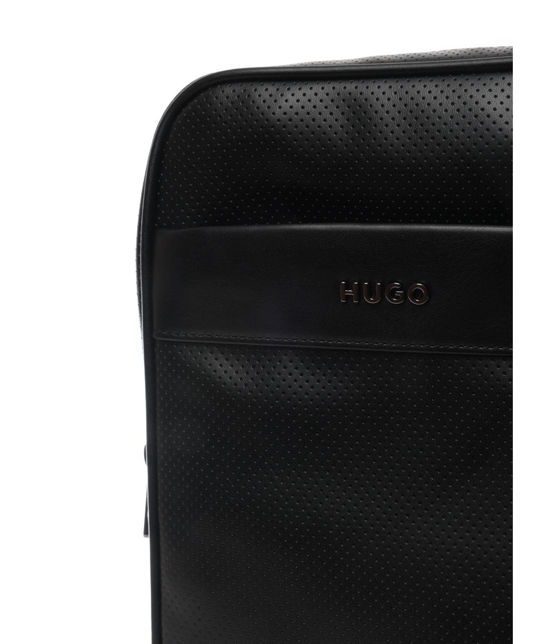 HUGO BOSS Черная сумка на плечо, фото 5