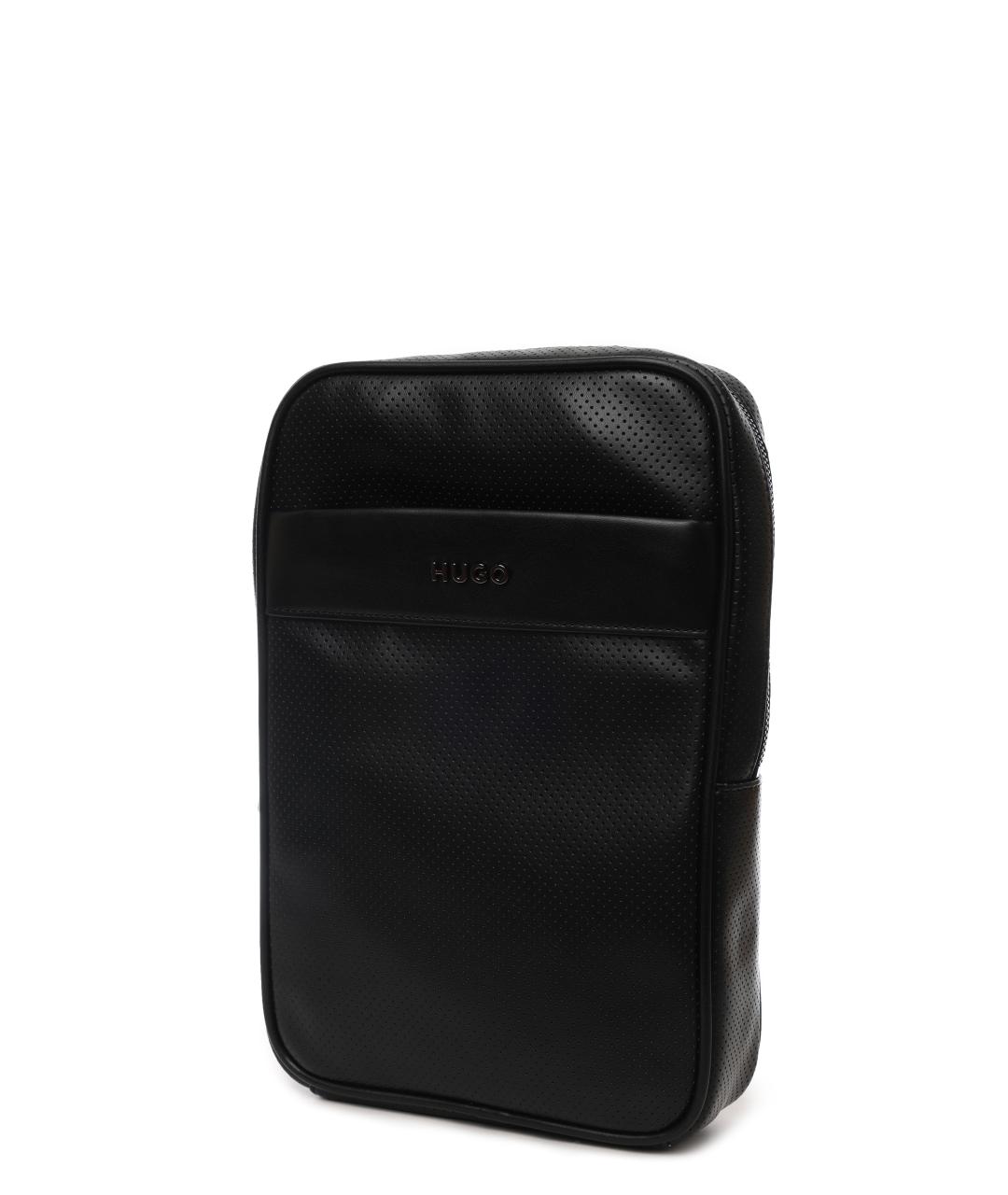 HUGO BOSS Черная сумка на плечо, фото 2