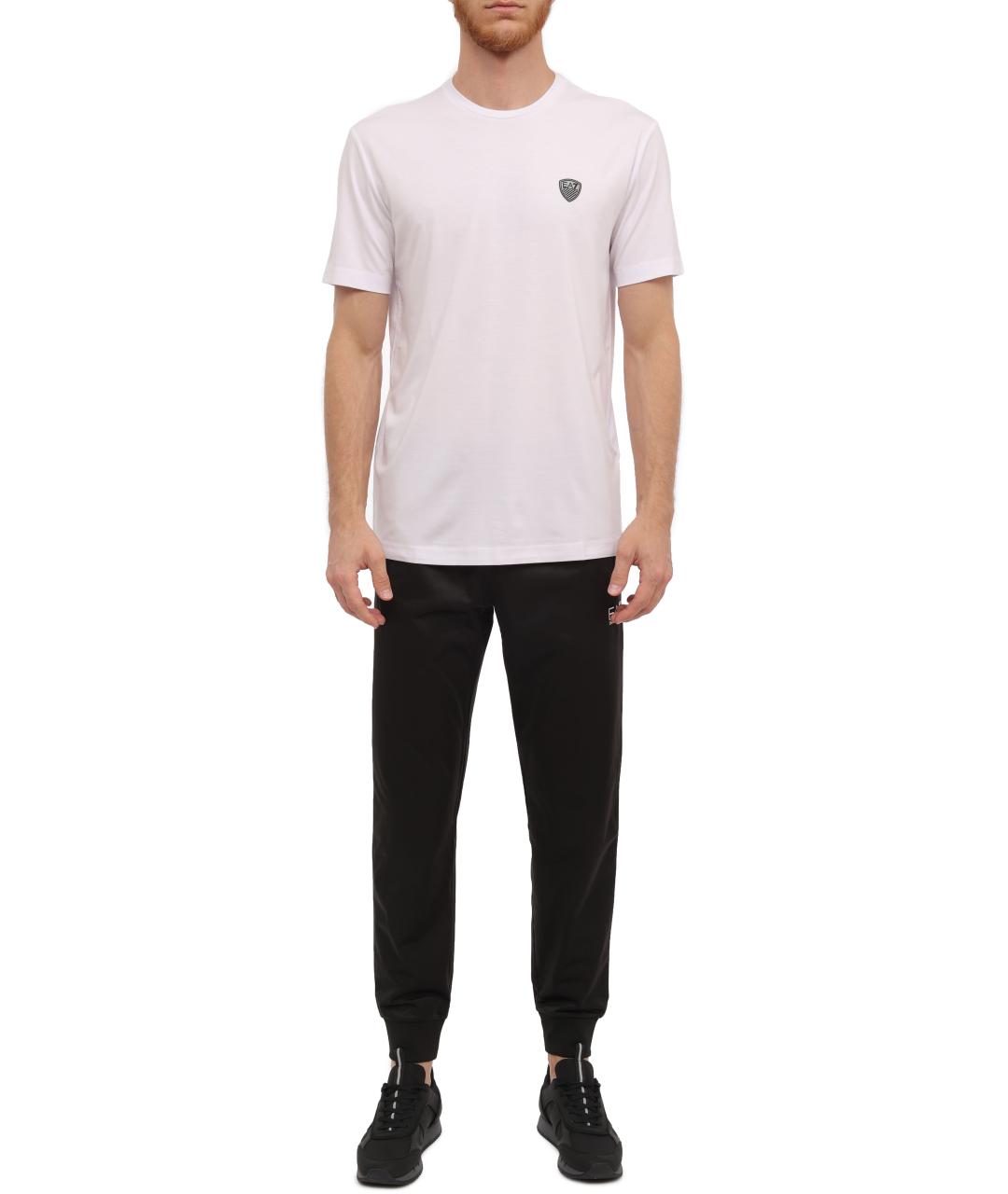 EA7 Белая футболка, фото 3