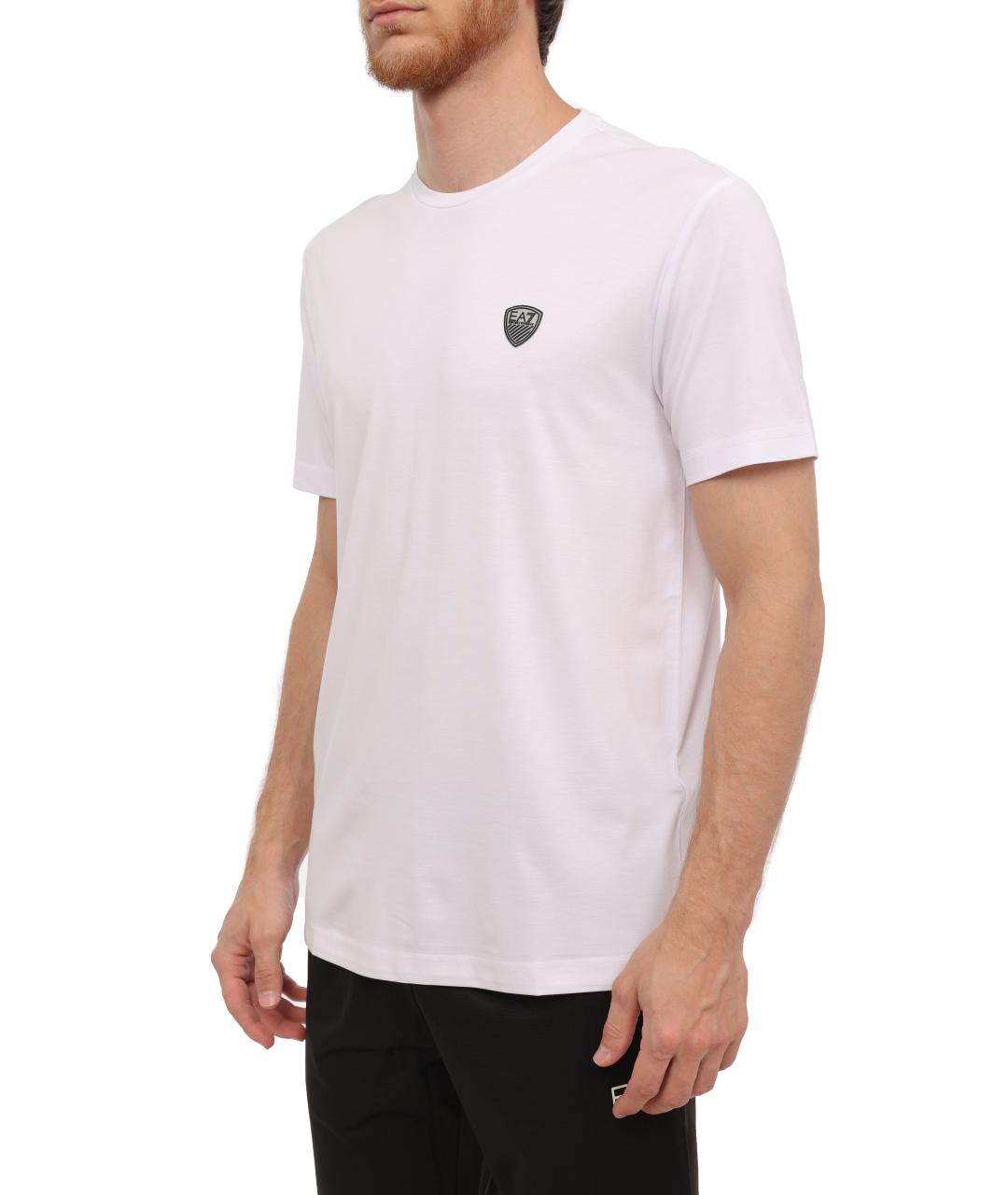 EA7 Белая футболка, фото 2