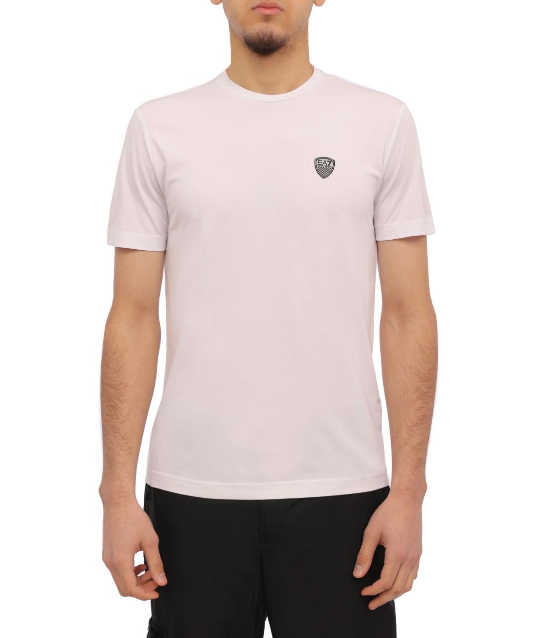 EA7 Белая футболка, фото 6