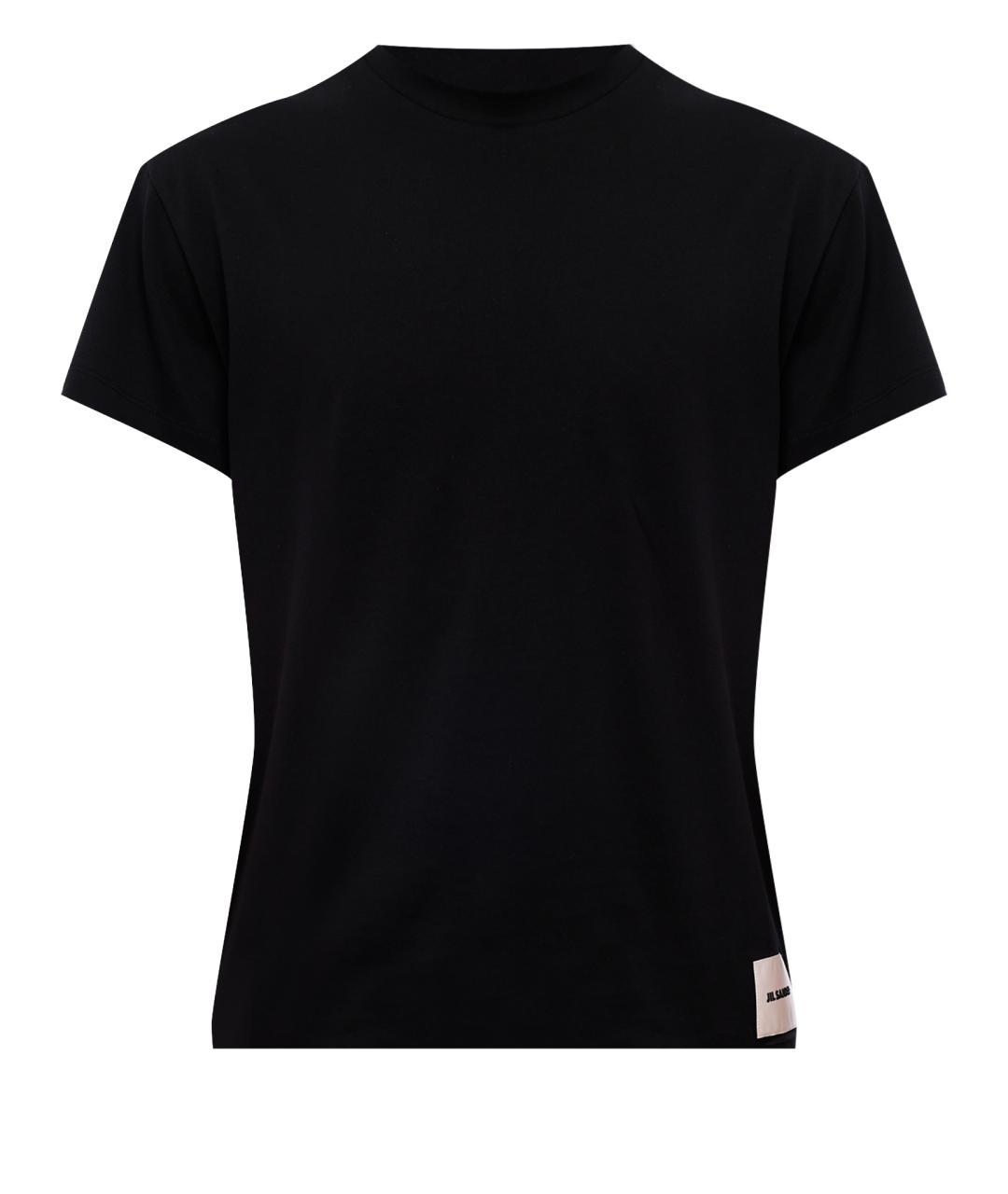 JIL SANDER Черная футболка, фото 1