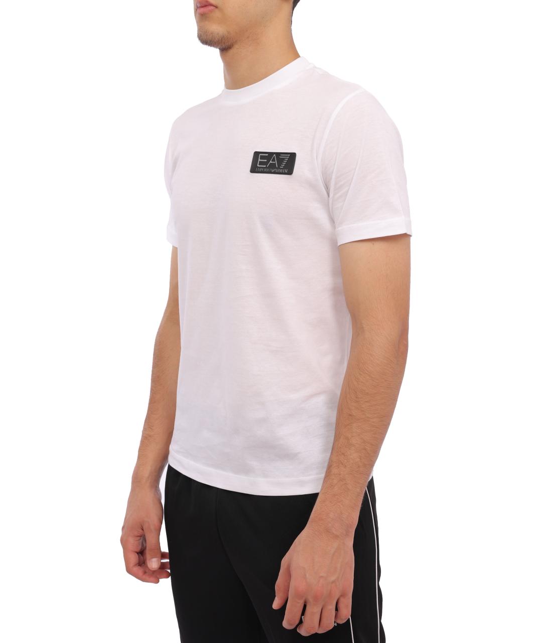 EA7 Белая футболка, фото 4