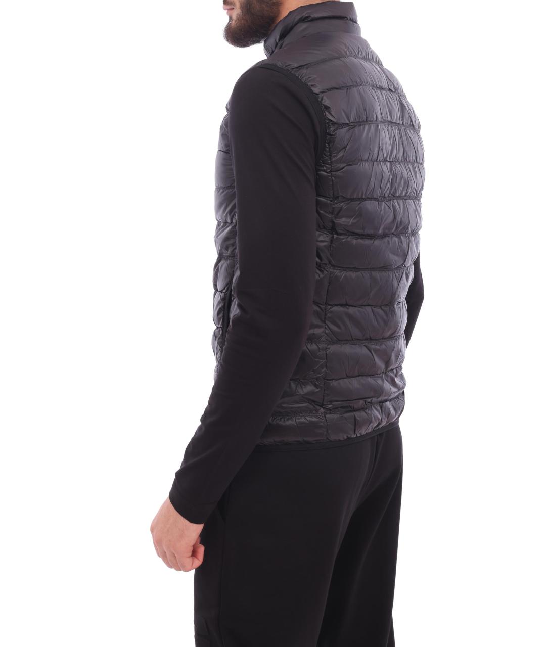 EA7 Черный жилет, фото 5