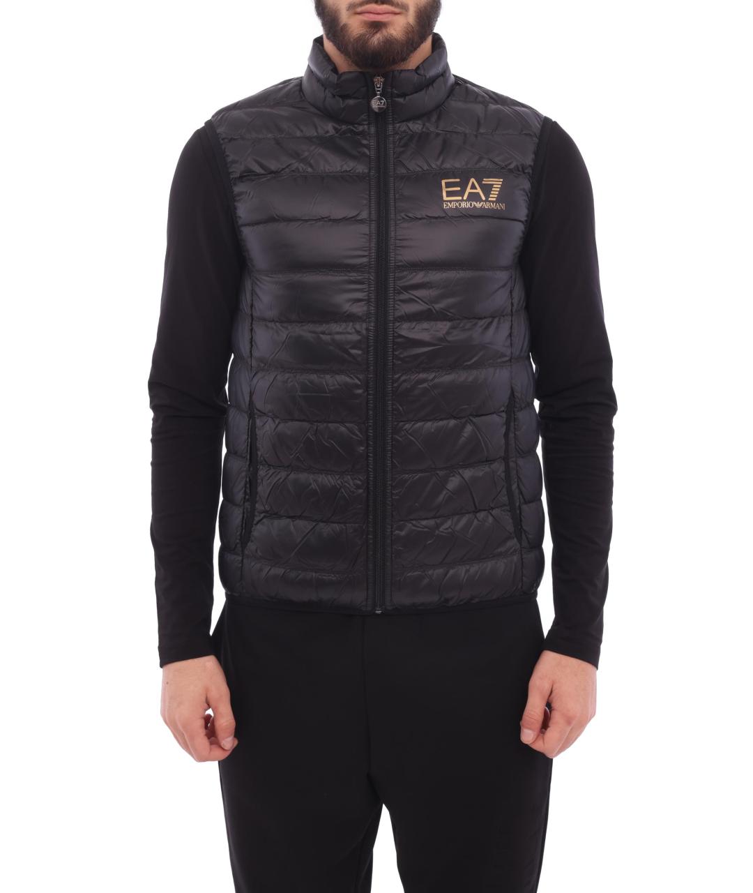 EA7 Черный жилет, фото 6
