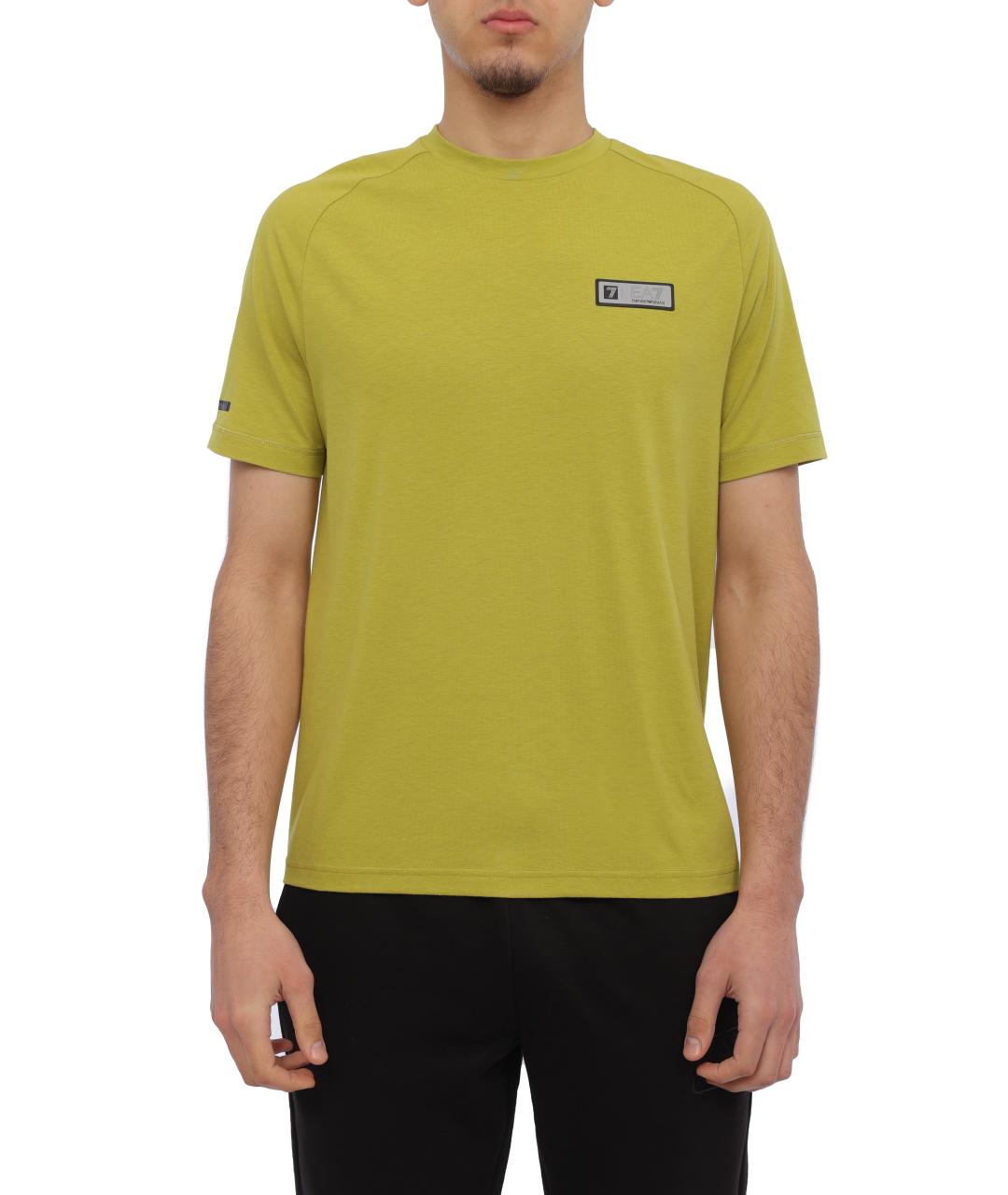 EA7 Желтая футболка, фото 6