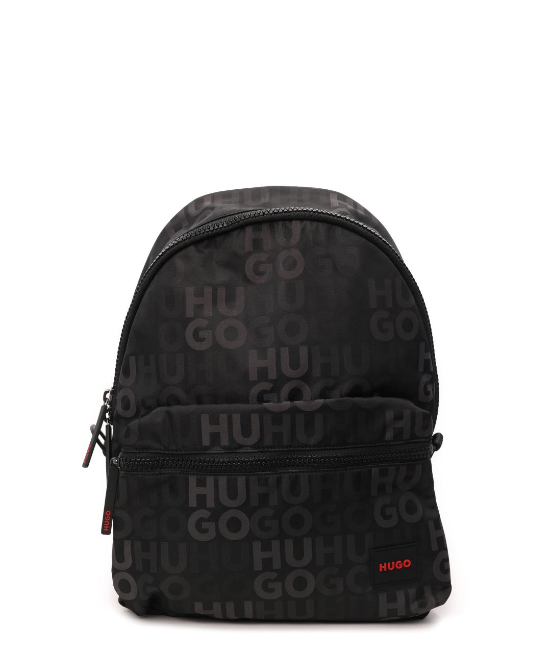 HUGO BOSS Черный рюкзак, фото 1