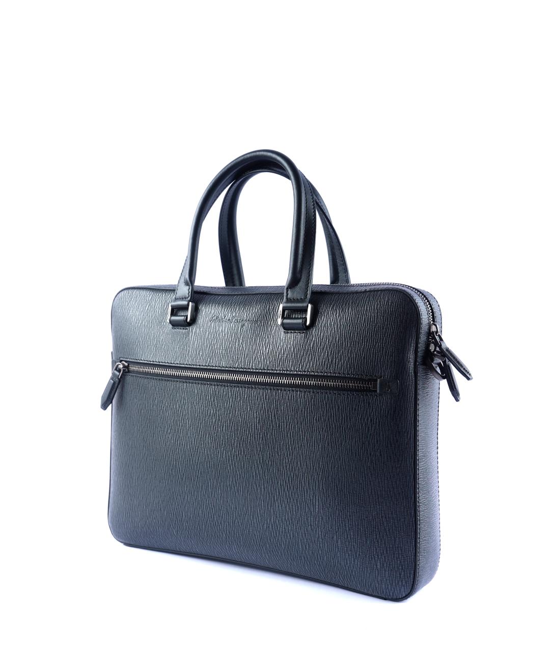 FERRAGAMO Черный портфель, фото 3