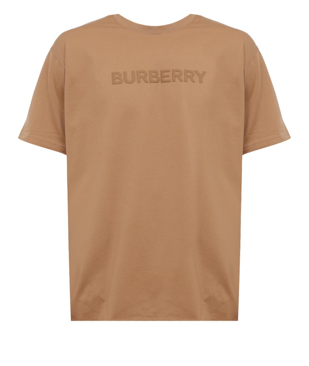 BURBERRY Бежевая футболка, фото 1