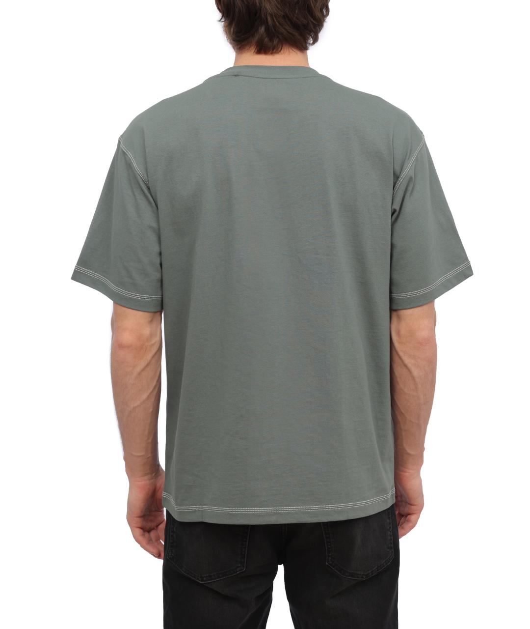 HUGO BOSS Зеленая хлопковая футболка, фото 4