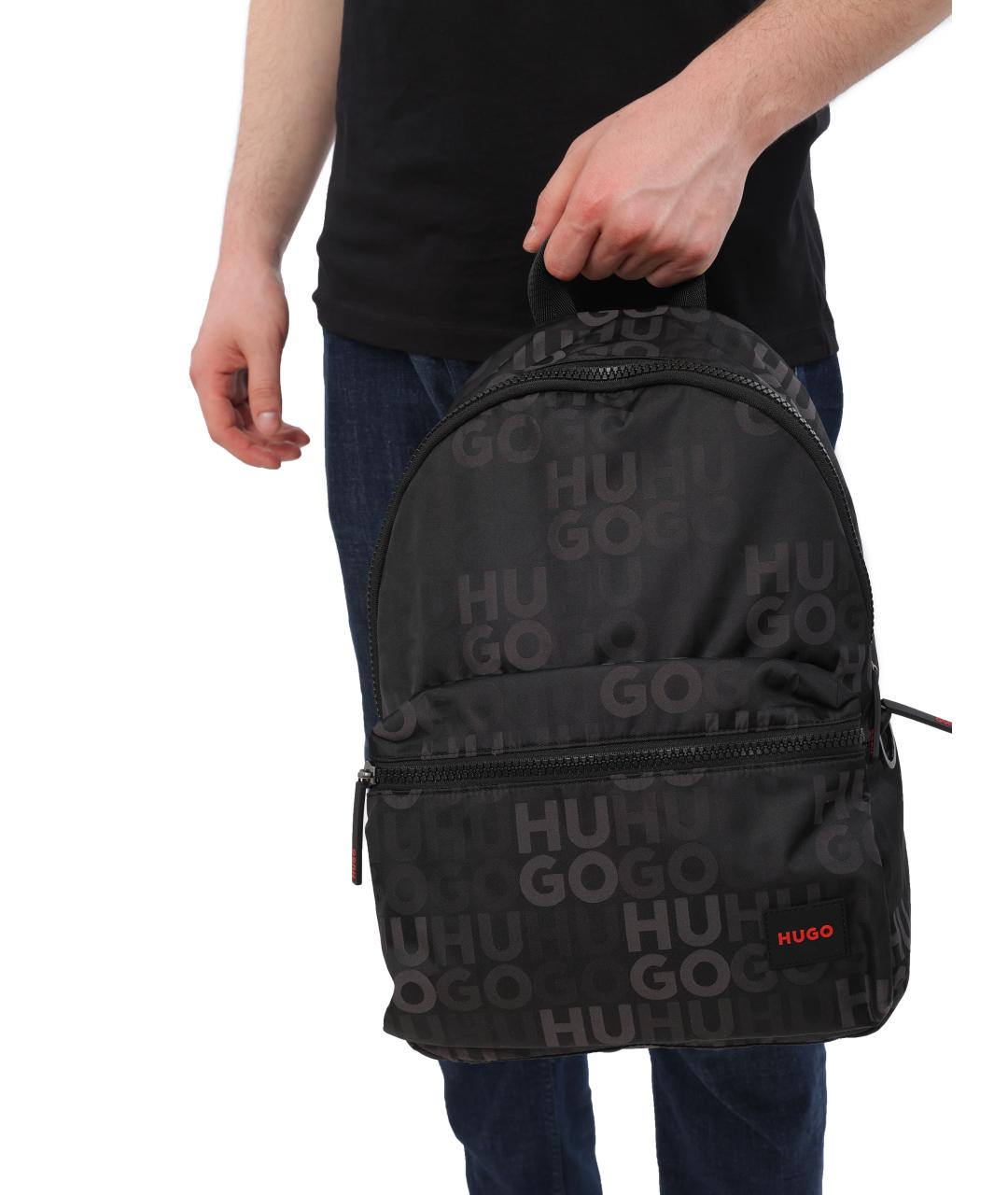 HUGO BOSS Черный рюкзак, фото 2